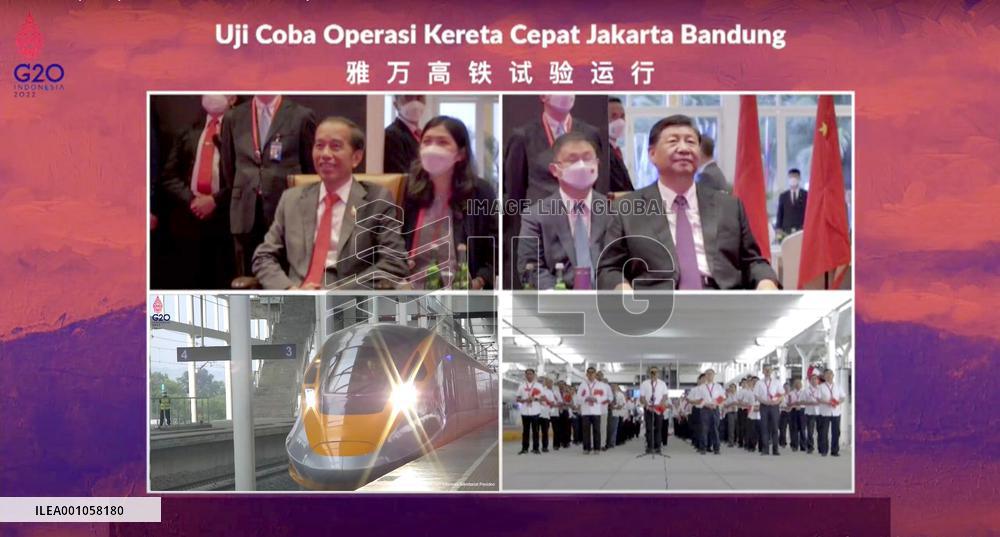 INDONESIA-BALI-CHINA-XI JINPING-JOKO WIDODO-TALKS