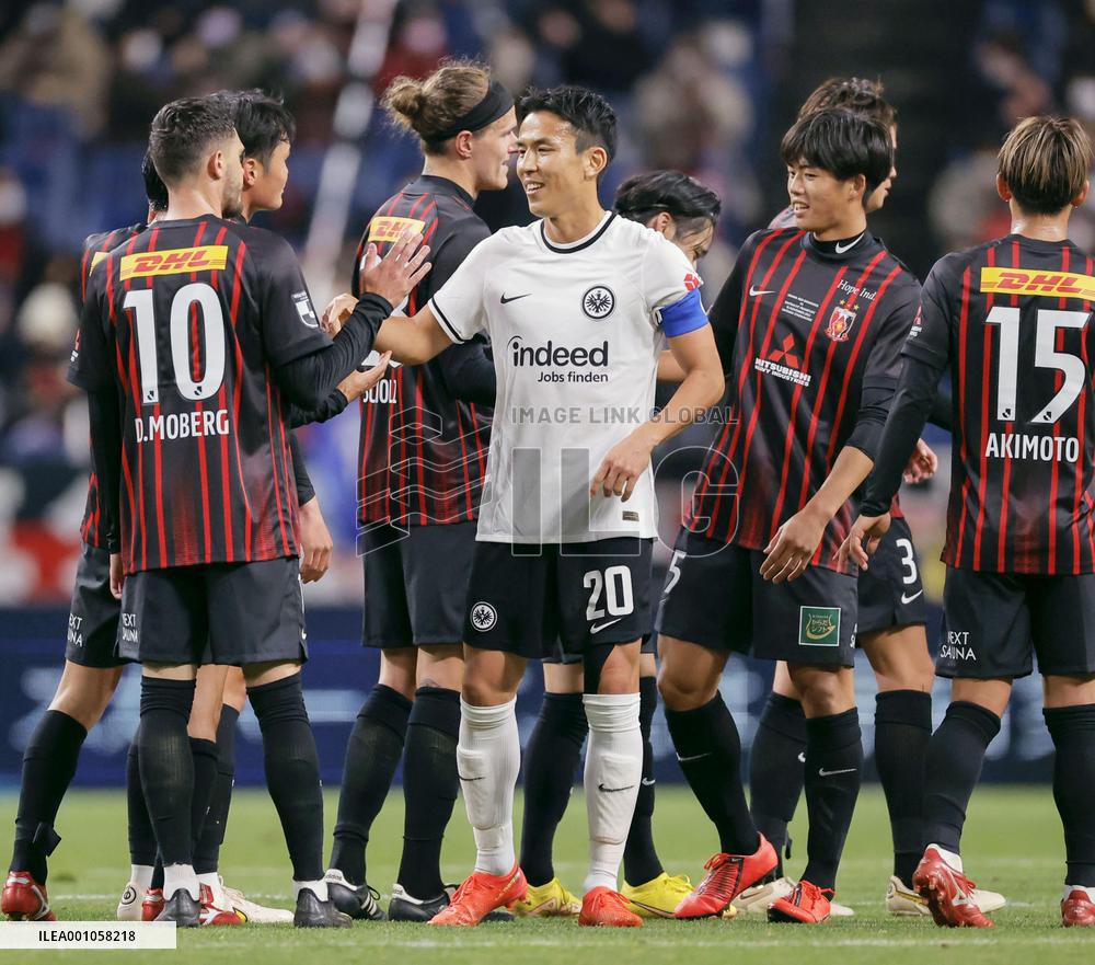 Football: Urawa-Frankfurt friendly