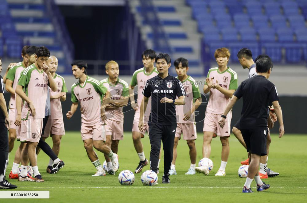 Football: Japan-Canada World Cup tune-up