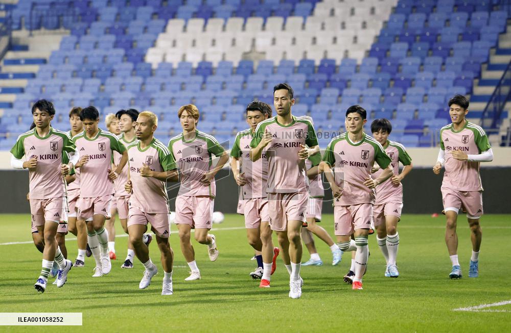 Football: Japan-Canada World Cup tune-up