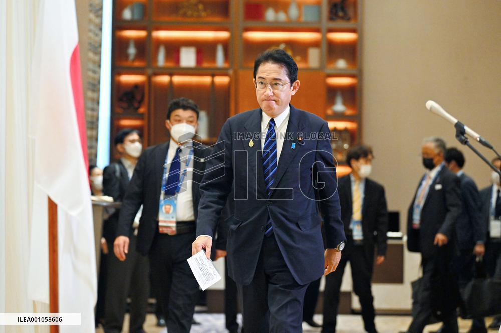 Japan PM Kishida after N. Korean missile launch