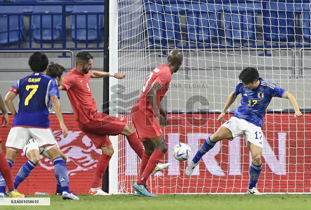 Football: Japan-Canada pre-World Cup friendly