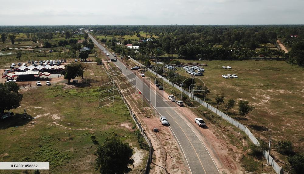 CAMBODIA-KAMPONG CHHNANG-CHINA-AIDED PROJECT-ROAD
