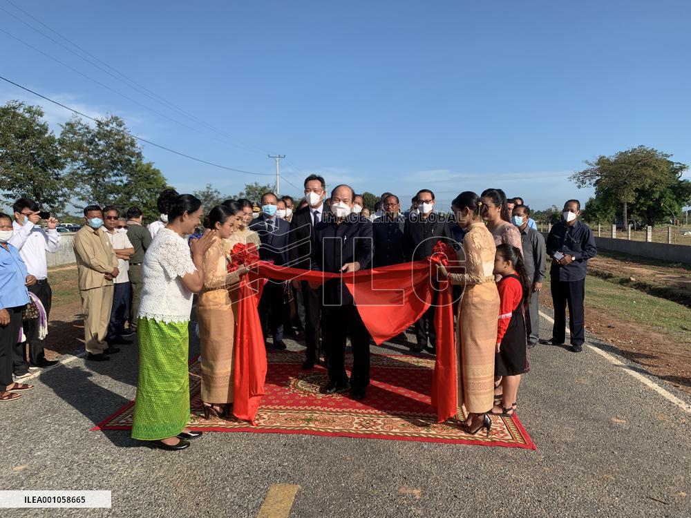 CAMBODIA-KAMPONG CHHNANG-CHINA-AIDED PROJECT-ROAD