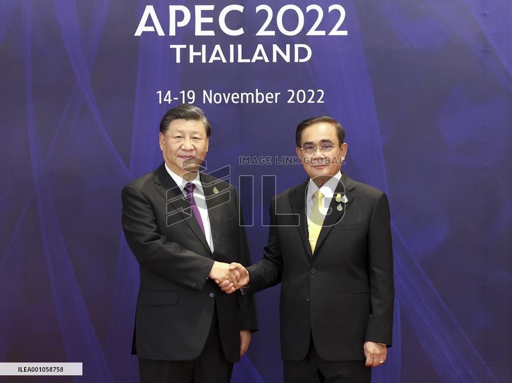 THAILAND-BANGKOK-XI JINPING-APEC-THAI PM