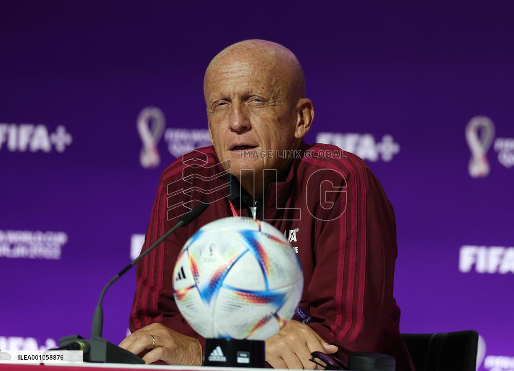 (SP)QATAR-DOHA-FOOTBALL-FIFA WORLD CUP-REFEREES-MEDIA BRIEFING