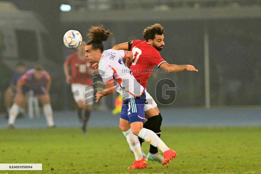 (SP)KUWAIT-AL FARWANIYAH-FOOTBALL-INTERNATIONAL FRIENDLY MATCH-BELGIUM VS EGYPT