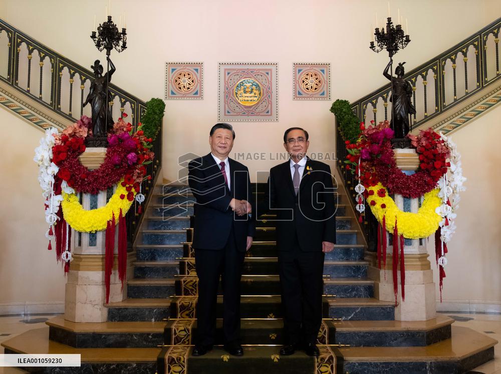 THAILAND-BANGKOK-XI JINPING-PRAYUT-TALKS