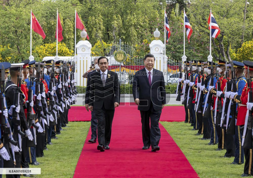 THAILAND-BANGKOK-XI JINPING-PRAYUT-TALKS