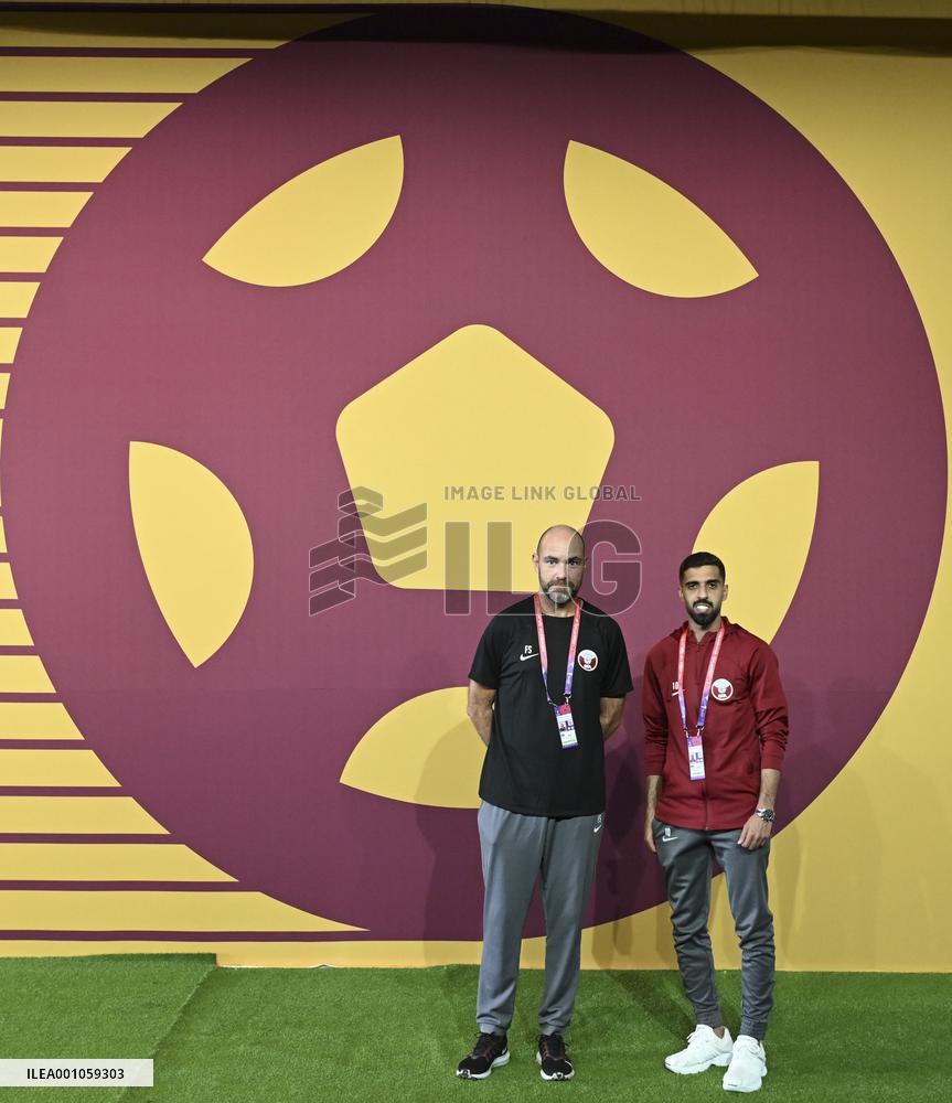 (SP)QATAR-DOHA-FOOTBALL-FIFA WORLD CUP-PRESS CONFERENCE-QAT VS ECU