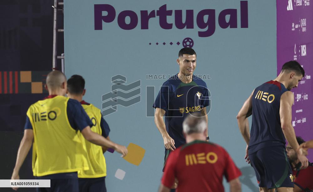 (SP)QATAR-DOHA-FOOTBALL-FIFA WORLD CUP-PORTUGAL-TRAINING SESSION
