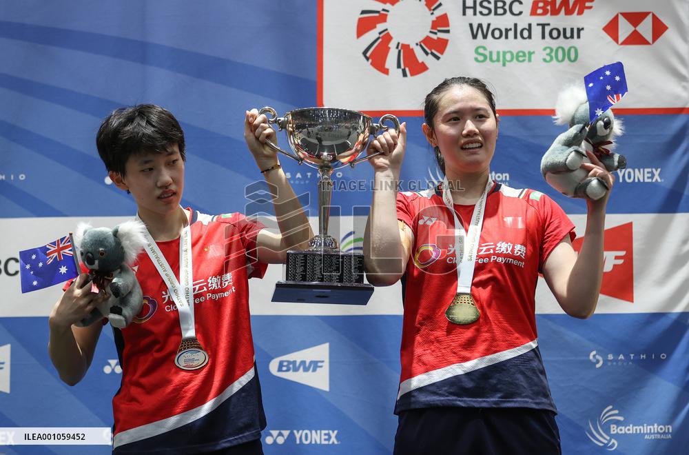 (SP)AUSTRALIA-SYDNEY-BADMINTON-AUSTRALIA OPEN