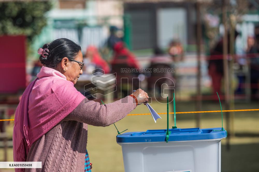 NEPAL-LALITPUR-GENERAL ELECTIONS-VOTING