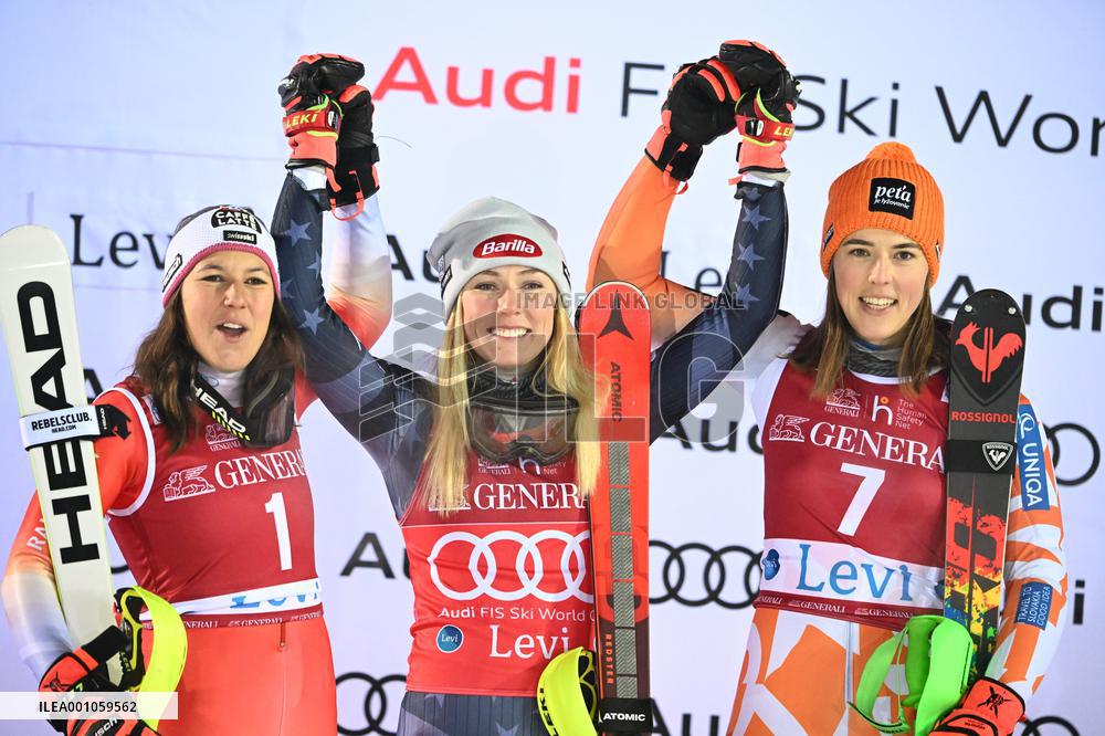 Alpine Skiing World Cup in Levi, Finland - Women's Slalom