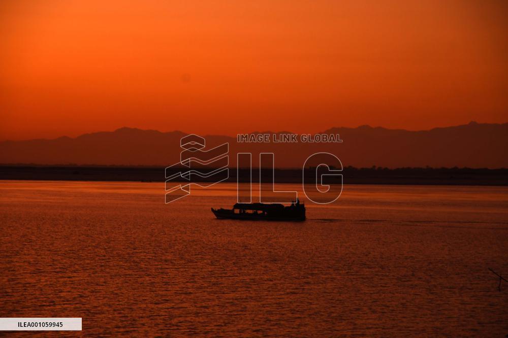 INDIA-ASSAM-NAGAON-SUNSET