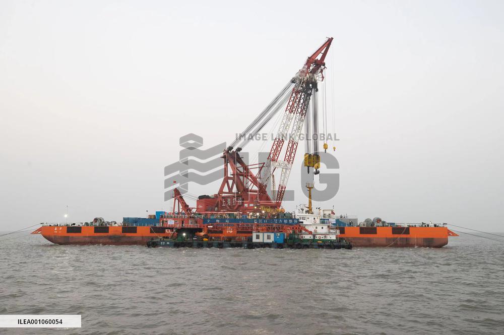 CHINA-SHANGHAI-ANCIENT SHIPWRECK-SALVAGE  (CN)