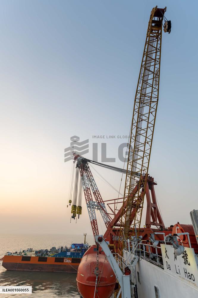 CHINA-SHANGHAI-ANCIENT SHIPWRECK-SALVAGE  (CN)