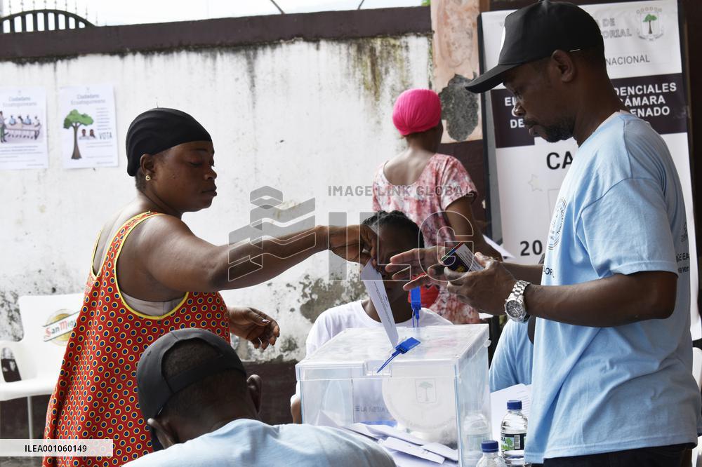 EQUATORIAL GUINEA-MALABO-ELECTIONS-VOTING