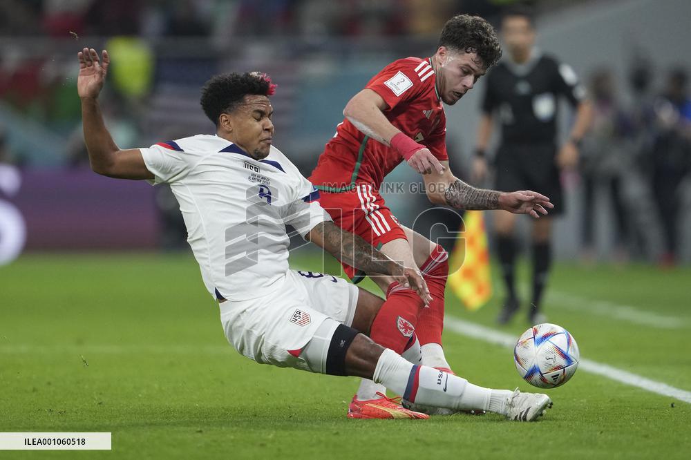 (SP)QATAR-AL RAYYAN-FOOTBALL-2022 WORLD CUP-GROUP B-USA VS WAL