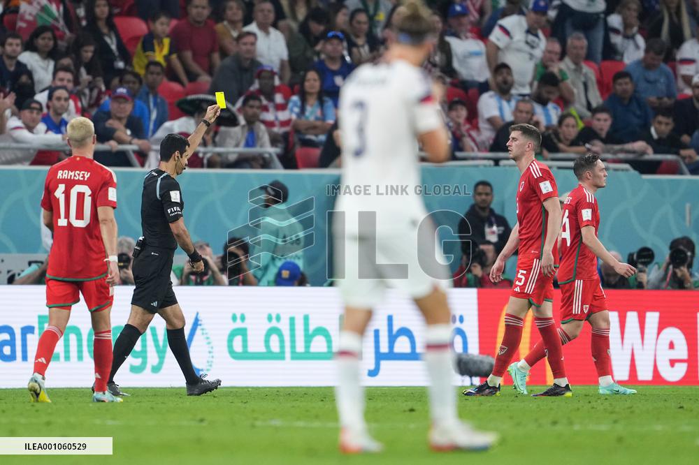 (SP)QATAR-AL RAYYAN-FOOTBALL-2022 WORLD CUP-GROUP B-USA VS WAL