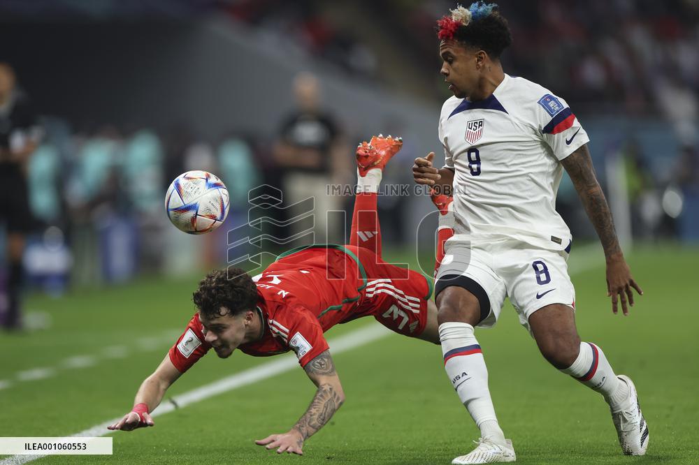 (SP)QATAR-AL RAYYAN-FOOTBALL-2022 WORLD CUP-GROUP B-USA VS WAL
