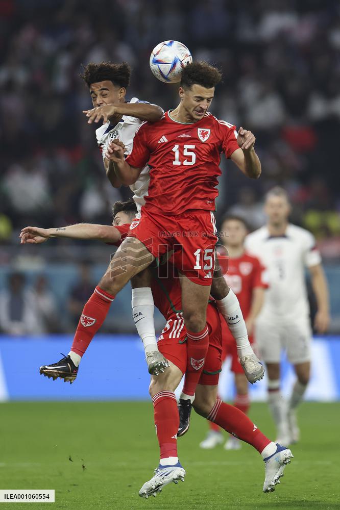 (SP)QATAR-AL RAYYAN-FOOTBALL-2022 WORLD CUP-GROUP B-USA VS WAL