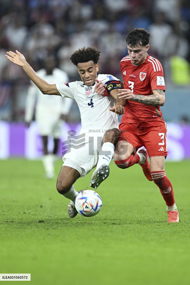 (SP)QATAR-AL RAYYAN-FOOTBALL-2022 WORLD CUP-GROUP B-USA VS WAL