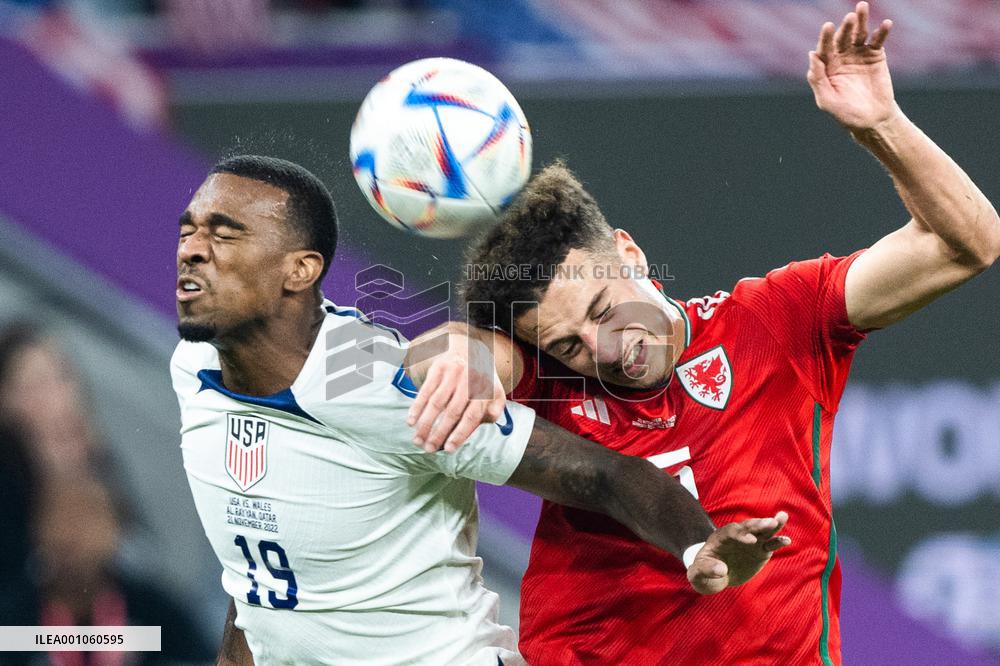 (SP)QATAR-AL RAYYAN-FOOTBALL-2022 WORLD CUP-GROUP B-USA VS WAL