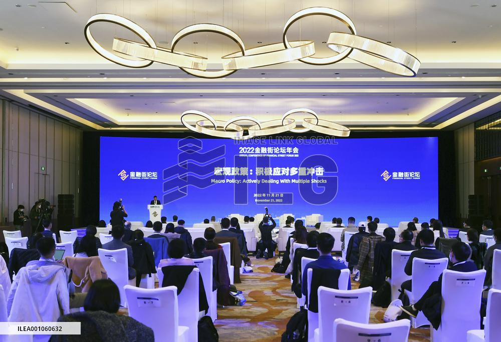 CHINA-BEIJING-FINANCIAL STREET FORUM 2022-ANNUAL CONFERENCE-OPENING (CN)