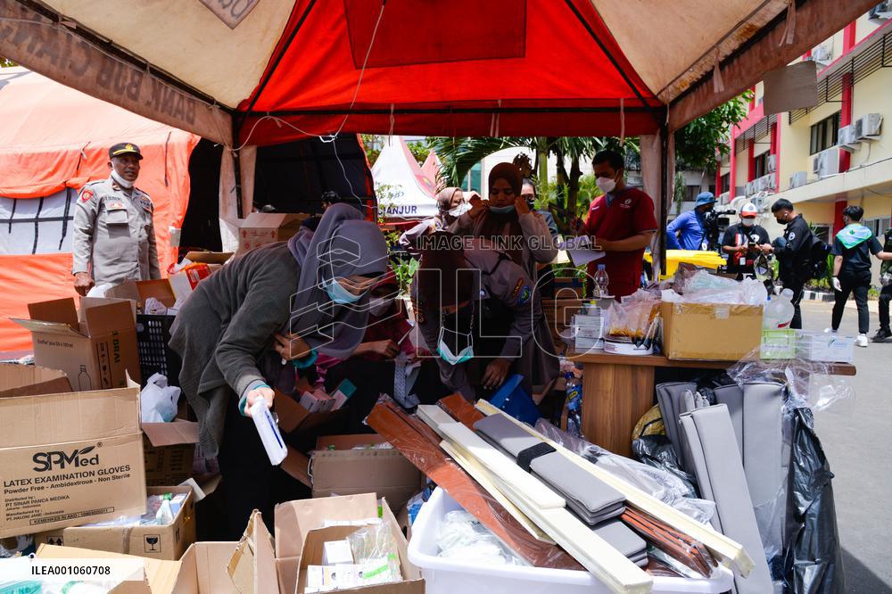 INDONESIA-WEST JAVA-CIANJUR-EARTHQUAKE-RESCUE