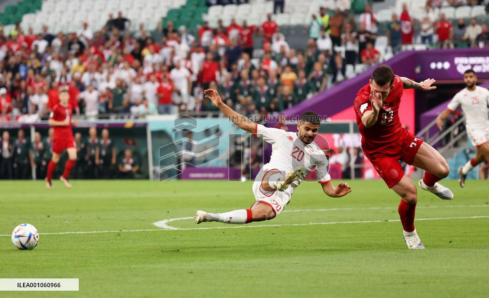 (SP)QATAR-AL RAYYAN-2022 WORLD CUP-GROUP D-DEN VS TUN