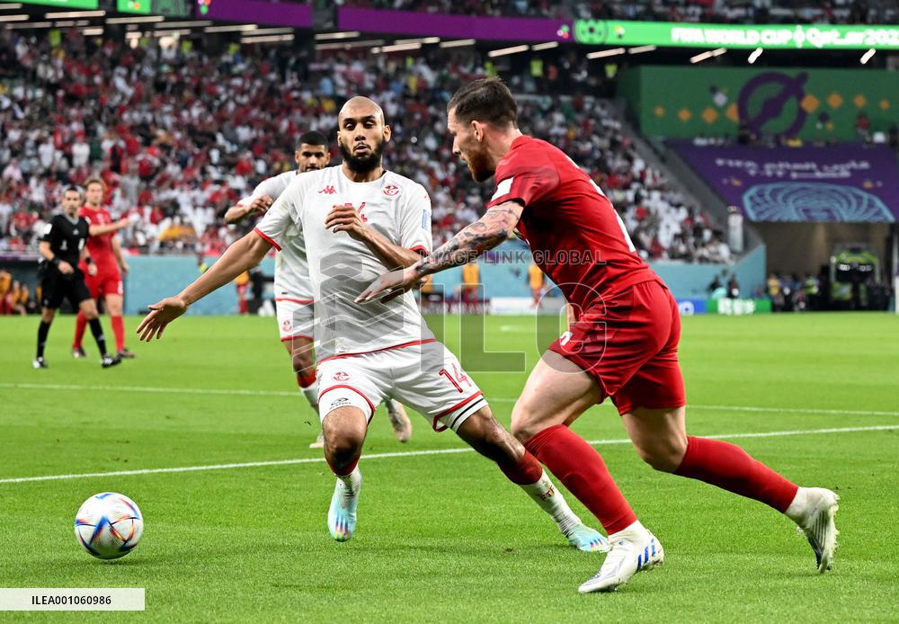 (SP)QATAR-AL RAYYAN-2022 WORLD CUP-GROUP D-DEN VS TUN