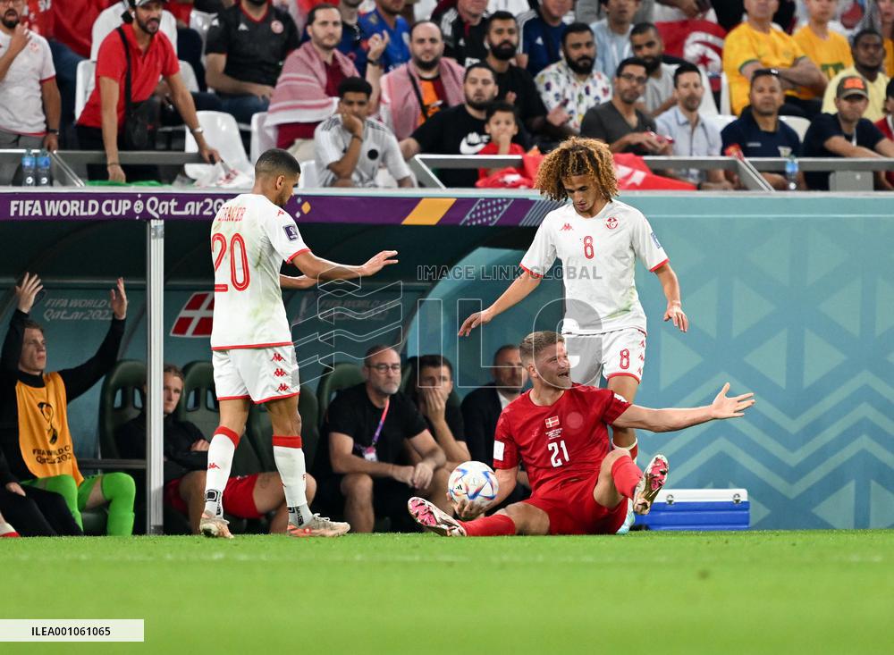 (SP)QATAR-AL RAYYAN-2022 WORLD CUP-GROUP D-DEN VS TUN