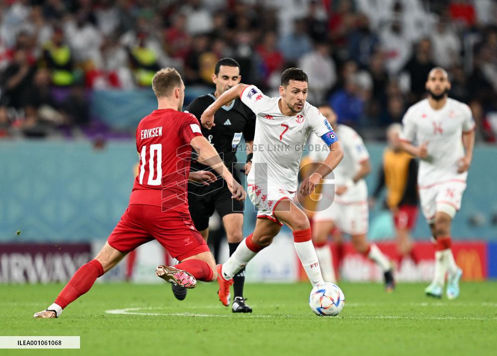 (SP)QATAR-AL RAYYAN-2022 WORLD CUP-GROUP D-DEN VS TUN