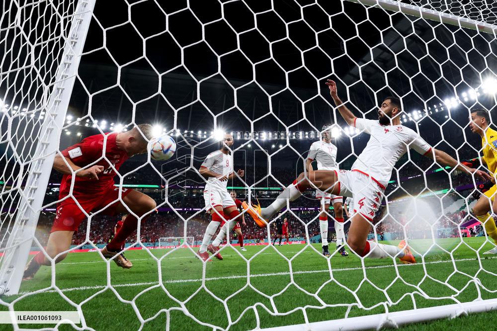 (SP)QATAR-AL RAYYAN-2022 WORLD CUP-GROUP D-DEN VS TUN
