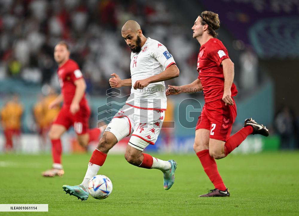 (SP)QATAR-AL RAYYAN-2022 WORLD CUP-GROUP D-DEN VS TUN