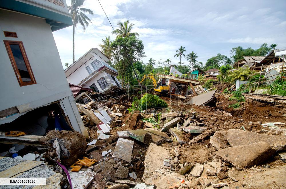 INDONESIA-WEST JAVA-CIANJUR-EARTHQUAKE-AFTERMATH