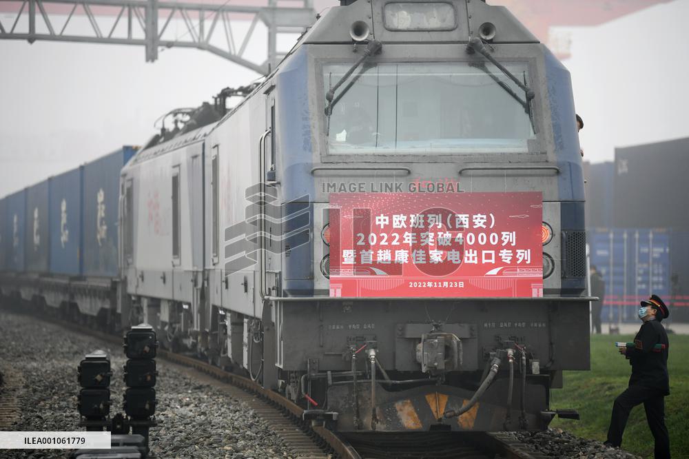 CHINA-SHAANXI-XI'AN-EUROPE-FREIGHT TRAIN (CN)