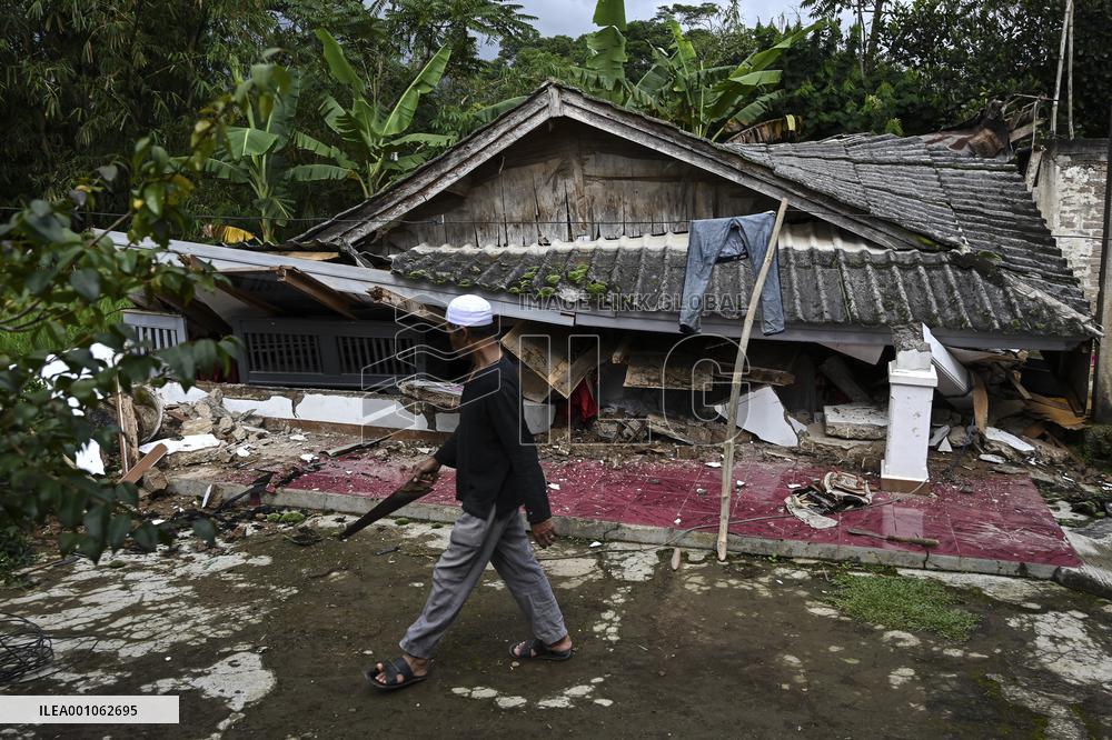 INDONESIA-WEST JAVA-EARTHQUAKE-AFTERMATH