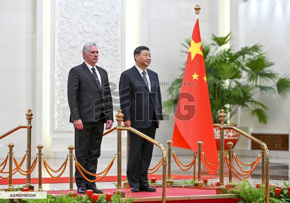 CHINA-BEIJING-XI JINPING-CUBA-PRESIDENT-TALKS (CN)
