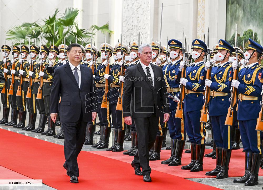 CHINA-BEIJING-XI JINPING-CUBA-PRESIDENT-TALKS (CN)