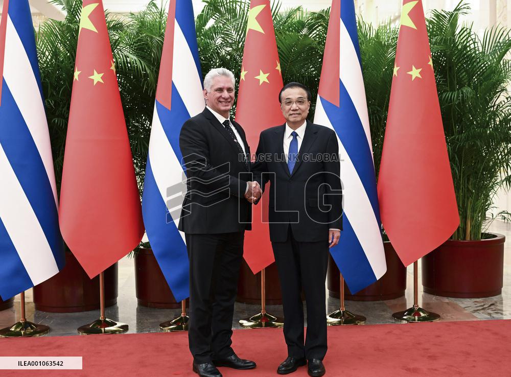 CHINA-BEIJING-LI KEQIANG-CUBA-PRESIDENT-MEETING (CN)