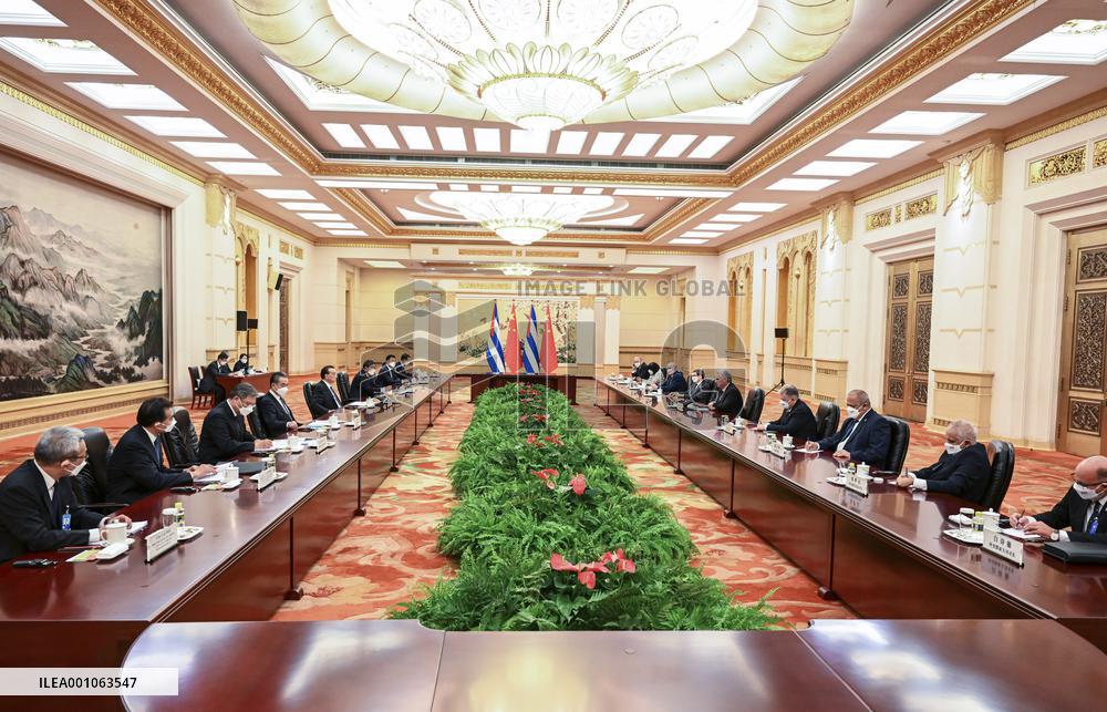 CHINA-BEIJING-LI KEQIANG-CUBA-PRESIDENT-MEETING (CN)