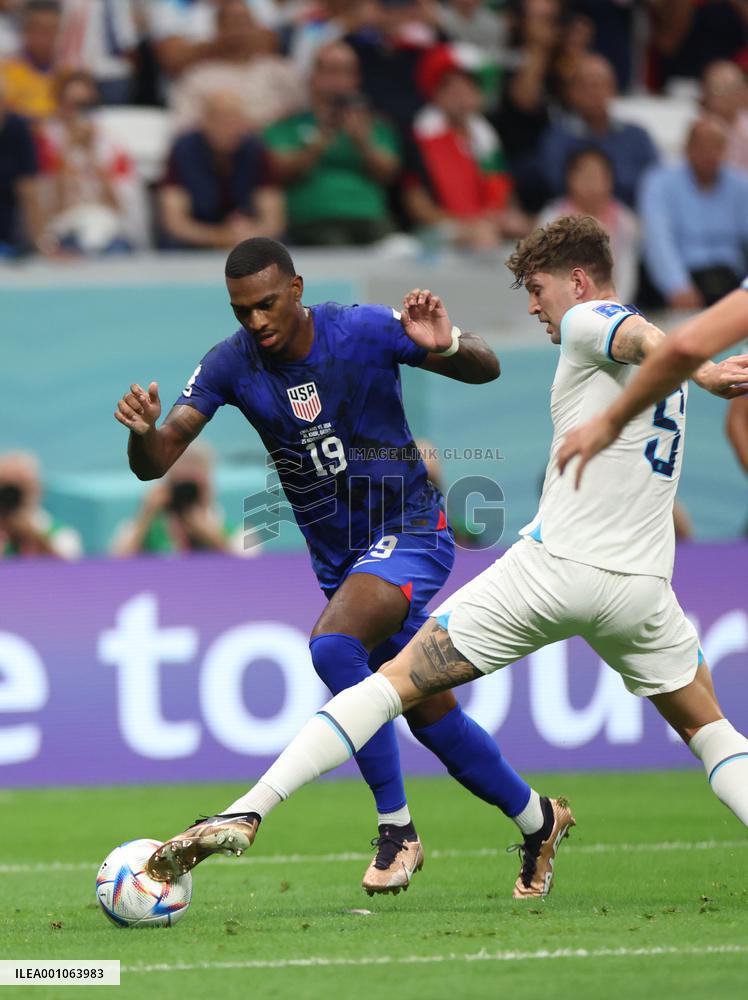 (SP)QATAR-AL KHOR-2022 WORLD CUP-GROUP B-ENG VS USA
