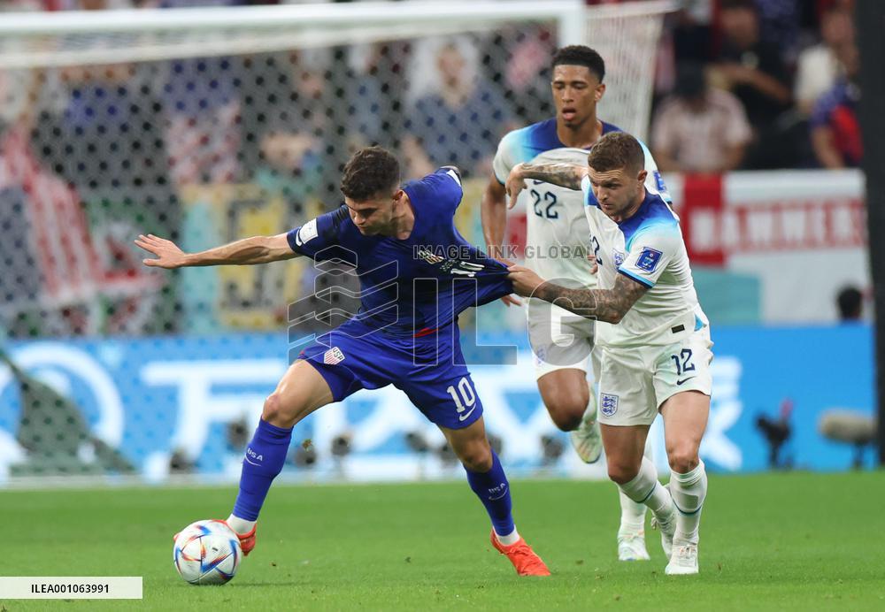 (SP)QATAR-AL KHOR-2022 WORLD CUP-GROUP B-ENG VS USA
