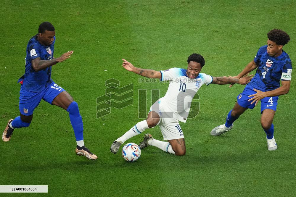 (SP)QATAR-AL KHOR-2022 WORLD CUP-GROUP B-ENG VS USA