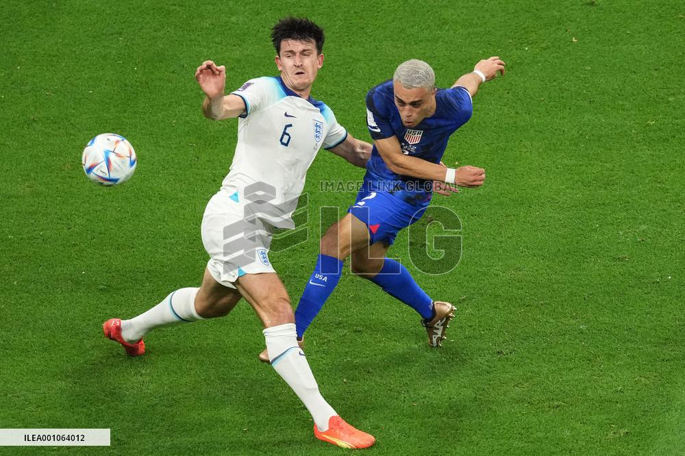 (SP)QATAR-AL KHOR-2022 WORLD CUP-GROUP B-ENG VS USA