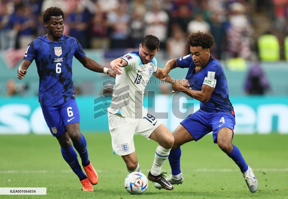 (SP)QATAR-AL KHOR-2022 WORLD CUP-GROUP B-ENG VS USA