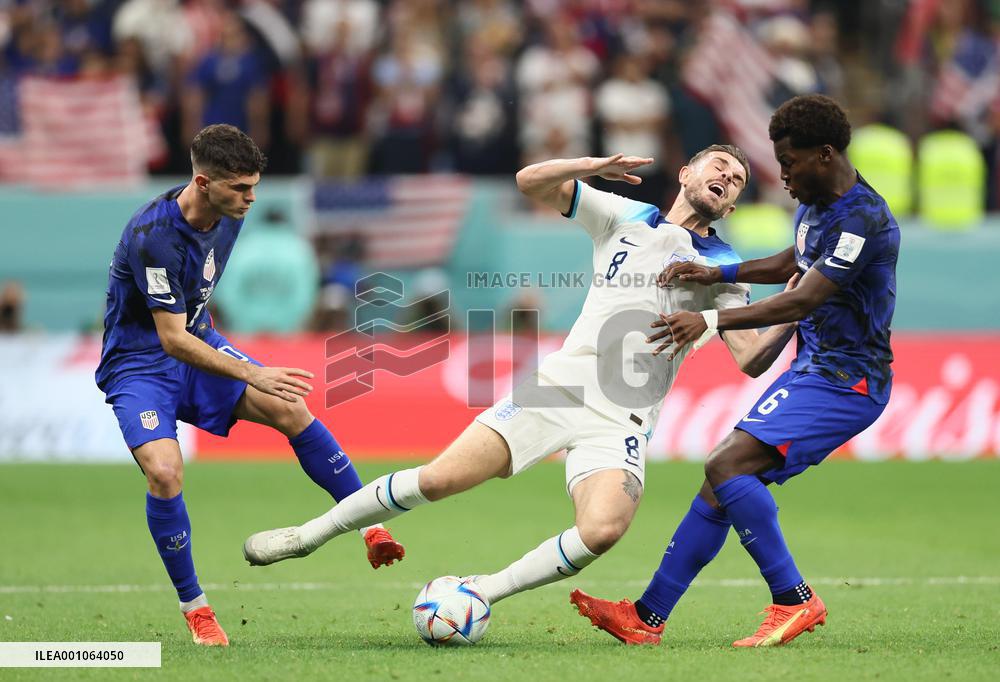 (SP)QATAR-AL KHOR-2022 WORLD CUP-GROUP B-ENG VS USA