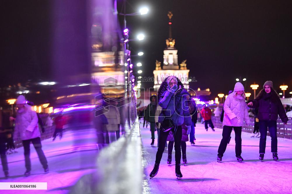 RUSSIA-MOSCOW-ICE RINK-OPENING